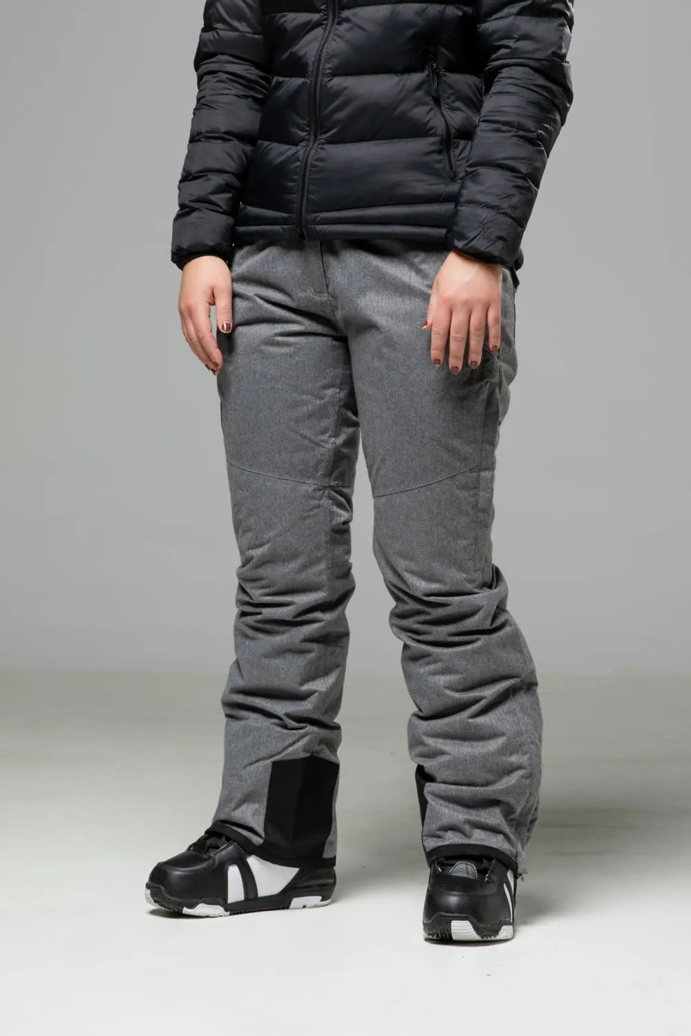 CHAMONIX VONNAS - Womens SNOWBOARD PANTS - Light Grey Melange - Sale