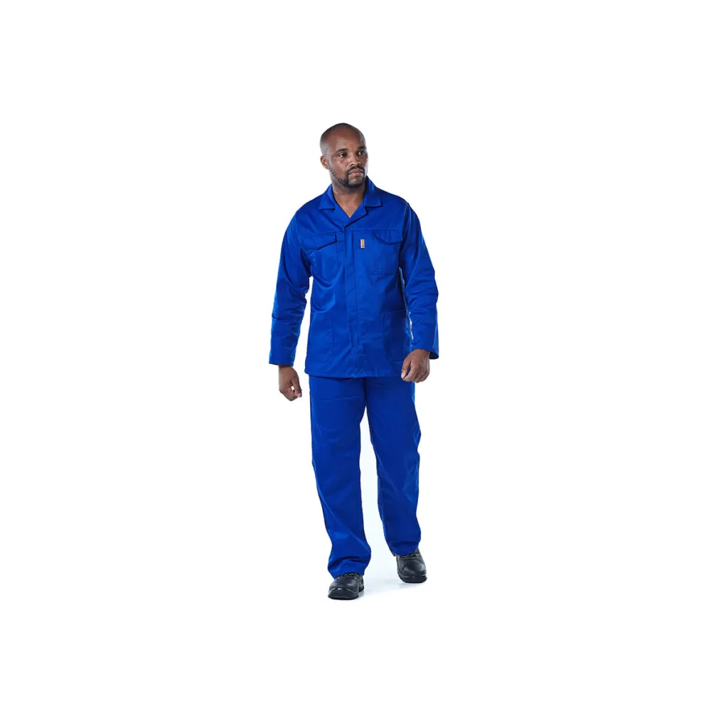 DROMEX EXECUFIT POLYCOTTON CONTI PANTS COLOUR-ROYAL SIZE 44