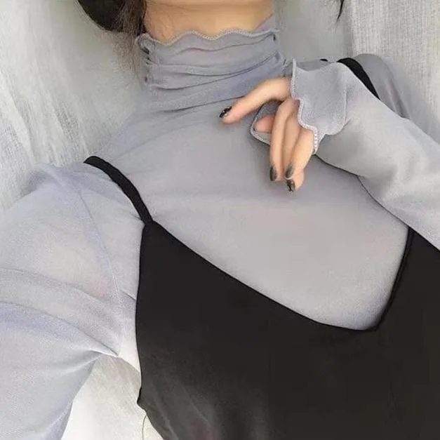 Transparent Turtleneck