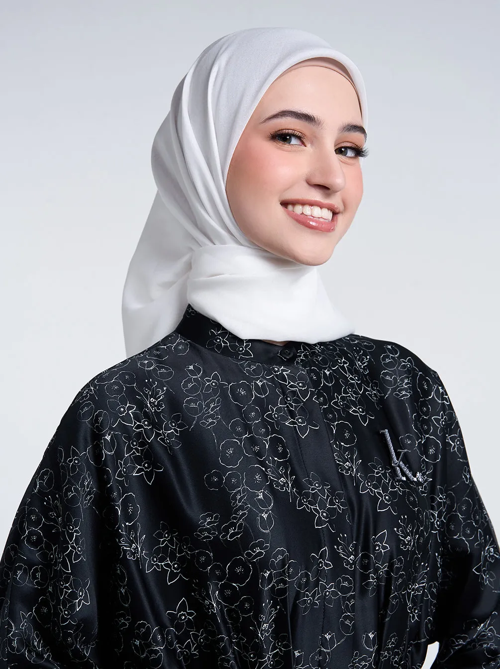 ULTRA PARIS SCARF PLAIN BROKEN WHITE