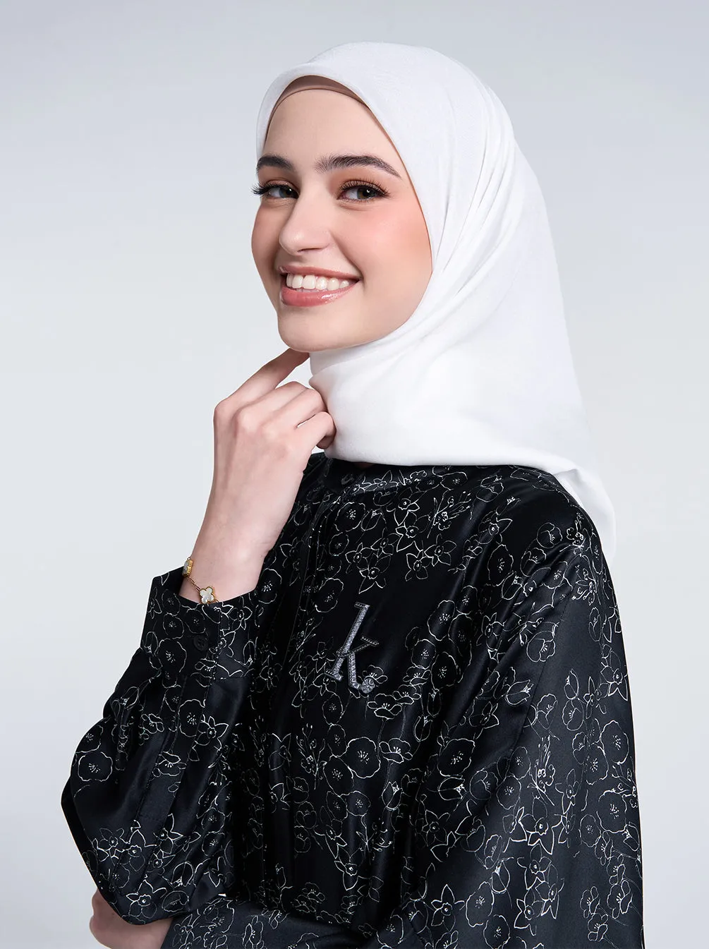 ULTRA PARIS SCARF PLAIN BROKEN WHITE